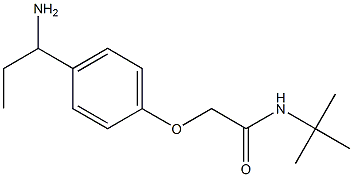 2-[4-(1-aminopropyl)phenoxy]-N-(tert-butyl)acetamide|