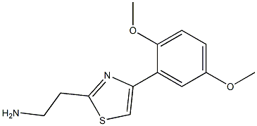 2-[4-(2,5-dimethoxyphenyl)-1,3-thiazol-2-yl]ethanamine