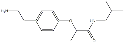 2-[4-(2-aminoethyl)phenoxy]-N-(2-methylpropyl)propanamide