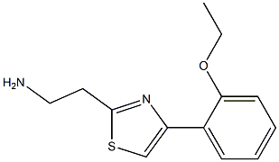 2-[4-(2-ethoxyphenyl)-1,3-thiazol-2-yl]ethanamine 化学構造式