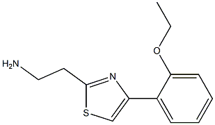 2-[4-(2-ethoxyphenyl)-1,3-thiazol-2-yl]ethanamine Struktur