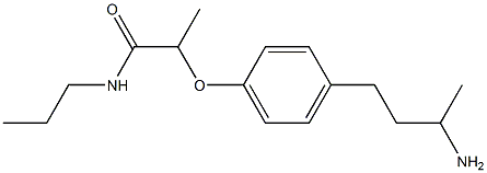 2-[4-(3-aminobutyl)phenoxy]-N-propylpropanamide|