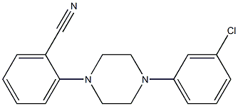 2-[4-(3-chlorophenyl)piperazin-1-yl]benzonitrile