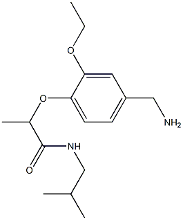 2-[4-(aminomethyl)-2-ethoxyphenoxy]-N-(2-methylpropyl)propanamide