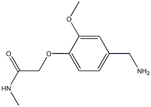 2-[4-(aminomethyl)-2-methoxyphenoxy]-N-methylacetamide