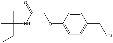 2-[4-(aminomethyl)phenoxy]-N-(1,1-dimethylpropyl)acetamide