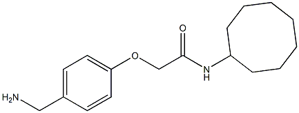 2-[4-(aminomethyl)phenoxy]-N-cyclooctylacetamide