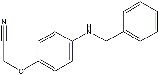 2-[4-(benzylamino)phenoxy]acetonitrile