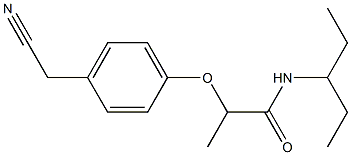 2-[4-(cyanomethyl)phenoxy]-N-(pentan-3-yl)propanamide