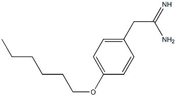 2-[4-(hexyloxy)phenyl]ethanimidamide Structure