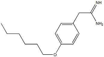  2-[4-(hexyloxy)phenyl]ethanimidamide