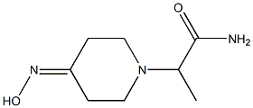 2-[4-(hydroxyimino)piperidin-1-yl]propanamide Structure