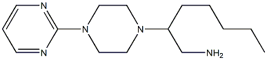 2-[4-(pyrimidin-2-yl)piperazin-1-yl]heptan-1-amine 结构式
