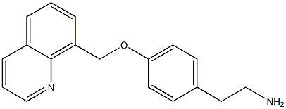 2-[4-(quinolin-8-ylmethoxy)phenyl]ethan-1-amine