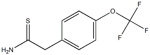  2-[4-(trifluoromethoxy)phenyl]ethanethioamide