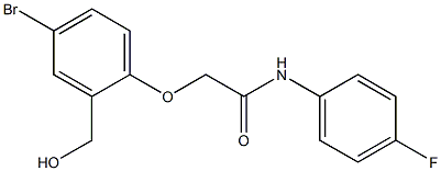  2-[4-bromo-2-(hydroxymethyl)phenoxy]-N-(4-fluorophenyl)acetamide