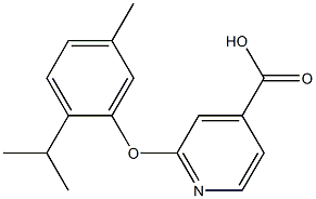 2-[5-methyl-2-(propan-2-yl)phenoxy]pyridine-4-carboxylic acid