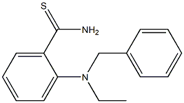 2-[benzyl(ethyl)amino]benzene-1-carbothioamide Structure