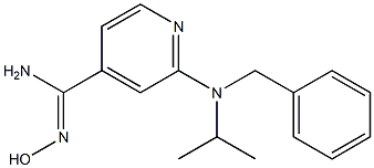 2-[benzyl(isopropyl)amino]-N'-hydroxypyridine-4-carboximidamide