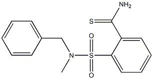  2-[benzyl(methyl)sulfamoyl]benzene-1-carbothioamide