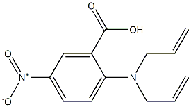 2-[bis(prop-2-en-1-yl)amino]-5-nitrobenzoic acid 结构式
