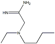 2-[butyl(ethyl)amino]ethanimidamide,,结构式