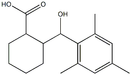 2-[hydroxy(2,4,6-trimethylphenyl)methyl]cyclohexane-1-carboxylic acid Structure