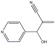 2-[hydroxy(pyridin-4-yl)methyl]prop-2-enenitrile 结构式