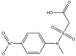 2-[methyl(4-nitrophenyl)sulfamoyl]acetic acid