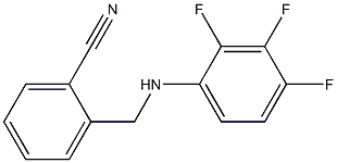 2-{[(2,3,4-trifluorophenyl)amino]methyl}benzonitrile