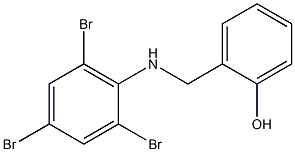 2-{[(2,4,6-tribromophenyl)amino]methyl}phenol Struktur