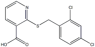 2-{[(2,4-dichlorophenyl)methyl]sulfanyl}pyridine-3-carboxylic acid