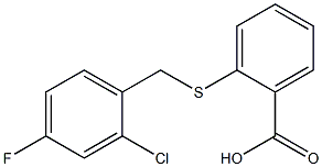  2-{[(2-chloro-4-fluorophenyl)methyl]sulfanyl}benzoic acid