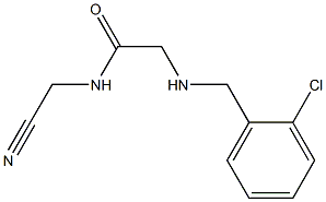  2-{[(2-chlorophenyl)methyl]amino}-N-(cyanomethyl)acetamide