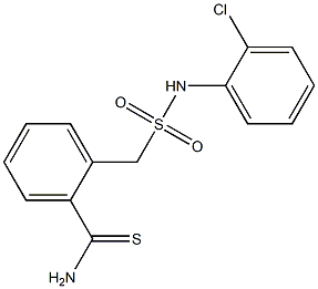 2-{[(2-chlorophenyl)sulfamoyl]methyl}benzene-1-carbothioamide