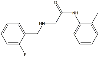 2-{[(2-fluorophenyl)methyl]amino}-N-(2-methylphenyl)acetamide|