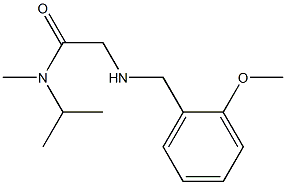 2-{[(2-methoxyphenyl)methyl]amino}-N-methyl-N-(propan-2-yl)acetamide Structure