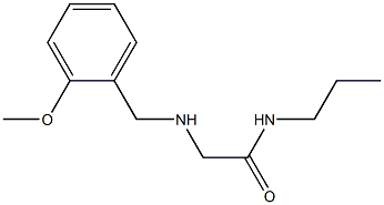 2-{[(2-methoxyphenyl)methyl]amino}-N-propylacetamide Structure