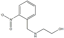 2-{[(2-nitrophenyl)methyl]amino}ethan-1-ol,,结构式