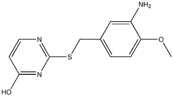 2-{[(3-amino-4-methoxyphenyl)methyl]sulfanyl}pyrimidin-4-ol