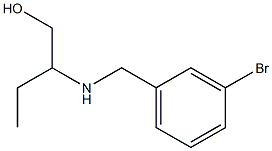 2-{[(3-bromophenyl)methyl]amino}butan-1-ol Structure