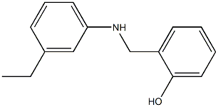 2-{[(3-ethylphenyl)amino]methyl}phenol Structure