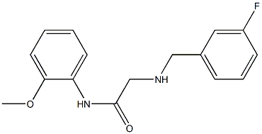 2-{[(3-fluorophenyl)methyl]amino}-N-(2-methoxyphenyl)acetamide|