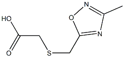 2-{[(3-methyl-1,2,4-oxadiazol-5-yl)methyl]sulfanyl}acetic acid