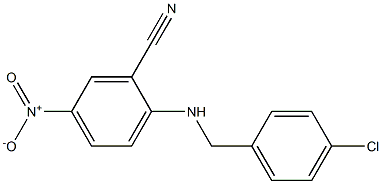 2-{[(4-chlorophenyl)methyl]amino}-5-nitrobenzonitrile