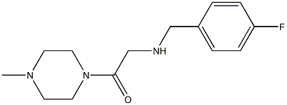 2-{[(4-fluorophenyl)methyl]amino}-1-(4-methylpiperazin-1-yl)ethan-1-one|