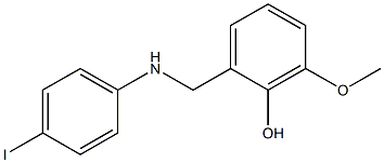 2-{[(4-iodophenyl)amino]methyl}-6-methoxyphenol Structure