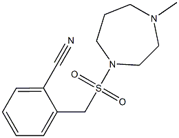 2-{[(4-methyl-1,4-diazepane-1-)sulfonyl]methyl}benzonitrile