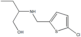 2-{[(5-chlorothiophen-2-yl)methyl]amino}butan-1-ol Structure