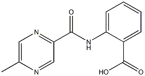 2-{[(5-methylpyrazin-2-yl)carbonyl]amino}benzoic acid,,结构式